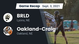 Recap: BRLD vs. Oakland-Craig  2021