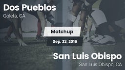 Matchup: Dos Pueblos High vs. San Luis Obispo  2016