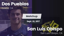 Matchup: Dos Pueblos High Sch vs. San Luis Obispo  2017