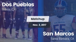 Matchup: Dos Pueblos High Sch vs. San Marcos  2017