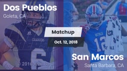 Matchup: Dos Pueblos High Sch vs. San Marcos  2018