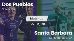 Matchup: Dos Pueblos High Sch vs. Santa Barbara  2018