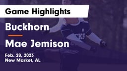 Buckhorn  vs Mae Jemison  Game Highlights - Feb. 28, 2023