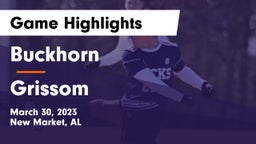 Buckhorn  vs Grissom  Game Highlights - March 30, 2023