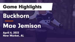 Buckhorn  vs Mae Jemison  Game Highlights - April 4, 2023