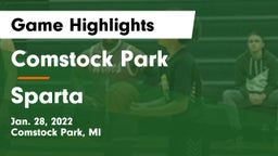 Comstock Park  vs Sparta  Game Highlights - Jan. 28, 2022
