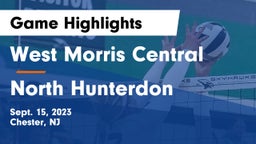 West Morris Central  vs North Hunterdon  Game Highlights - Sept. 15, 2023