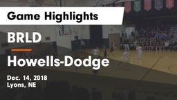 BRLD vs Howells-Dodge  Game Highlights - Dec. 14, 2018