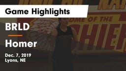 BRLD vs Homer  Game Highlights - Dec. 7, 2019