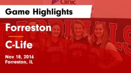 Forreston  vs C-Life Game Highlights - Nov 18, 2016