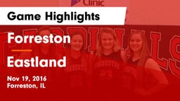 Forreston  vs Eastland Game Highlights - Nov 19, 2016