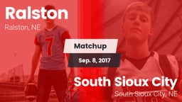 Matchup: Ralston  vs. South Sioux City  2017