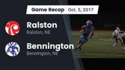 Recap: Ralston  vs. Bennington  2017