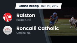 Recap: Ralston  vs. Roncalli Catholic  2017