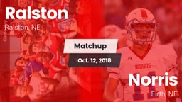 Matchup: Ralston  vs. Norris  2018