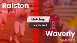 Matchup: Ralston  vs. Waverly  2018