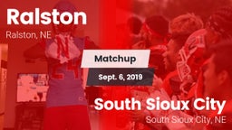 Matchup: Ralston  vs. South Sioux City  2019