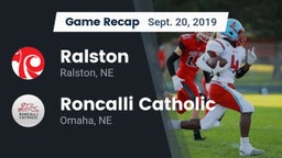 Recap: Ralston  vs. Roncalli Catholic  2019