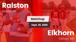 Matchup: Ralston  vs. Elkhorn  2020