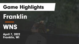 Franklin  vs WNS Game Highlights - April 7, 2022