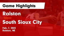 Ralston  vs South Sioux City  Game Highlights - Feb. 7, 2023