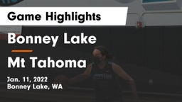Bonney Lake  vs Mt Tahoma Game Highlights - Jan. 11, 2022