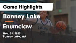 Bonney Lake  vs Enumclaw  Game Highlights - Nov. 29, 2023