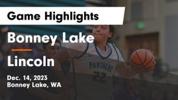 Bonney Lake  vs Lincoln  Game Highlights - Dec. 14, 2023