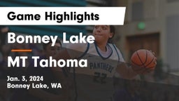 Bonney Lake  vs MT Tahoma  Game Highlights - Jan. 3, 2024