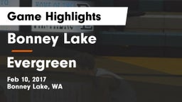 Bonney Lake  vs Evergreen  Game Highlights - Feb 10, 2017