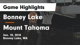 Bonney Lake  vs Mount Tahoma  Game Highlights - Jan. 10, 2018
