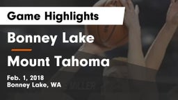 Bonney Lake  vs Mount Tahoma  Game Highlights - Feb. 1, 2018