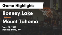 Bonney Lake  vs Mount Tahoma  Game Highlights - Jan. 21, 2020