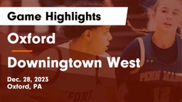Oxford  vs Downingtown West  Game Highlights - Dec. 28, 2023