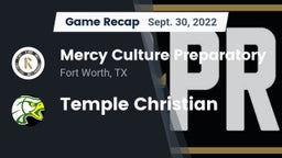 Recap: Mercy Culture Preparatory vs. Temple Christian  2022