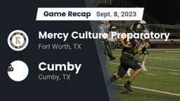 Recap: Mercy Culture Preparatory vs. Cumby  2023