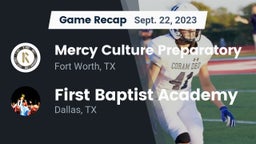 Recap: Mercy Culture Preparatory vs. First Baptist Academy 2023