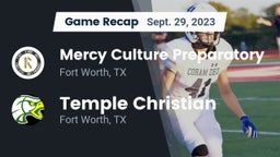 Recap: Mercy Culture Preparatory vs. Temple Christian  2023