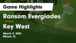 Ransom Everglades  vs Key West  Game Highlights - March 9, 2024