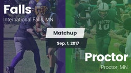 Matchup: Falls  vs. Proctor  2017