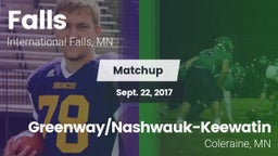 Matchup: Falls  vs. Greenway/Nashwauk-Keewatin  2017