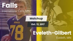 Matchup: Falls  vs. Eveleth-Gilbert  2017