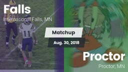 Matchup: Falls  vs. Proctor  2018