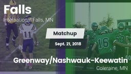 Matchup: Falls  vs. Greenway/Nashwauk-Keewatin  2018