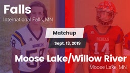 Matchup: Falls  vs. Moose Lake/Willow River  2019