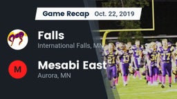 Recap: Falls  vs. Mesabi East  2019
