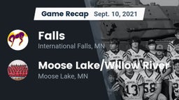 Recap: Falls  vs. Moose Lake/Willow River  2021
