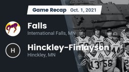 Recap: Falls  vs. Hinckley-Finlayson  2021