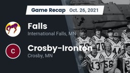 Recap: Falls  vs. Crosby-Ironton  2021