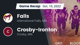 Recap: Falls  vs. Crosby-Ironton  2022